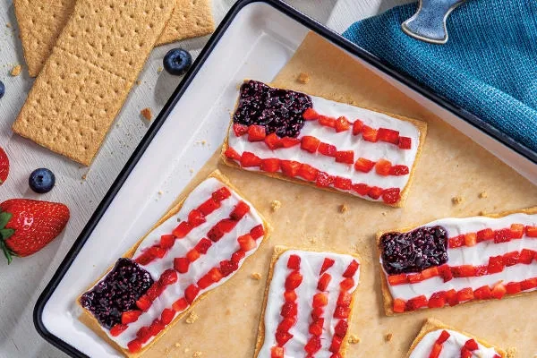 4th of July Fruity Grahams